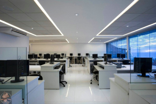 办公区设计效果图