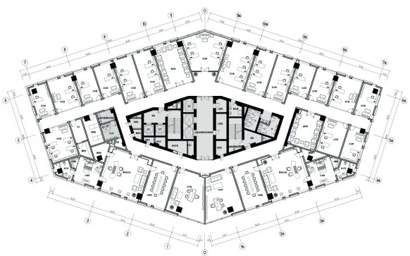 办公室平面布局方案